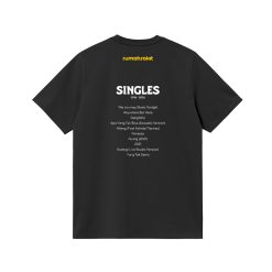 Alternative view of T-SHIRT SINGLES BLACK