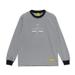 LONG SLEEVE REVERSE CROSS STRIPE